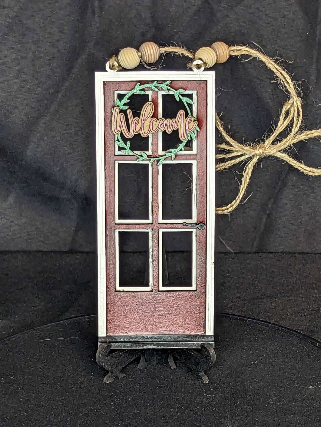 Red Door Christmas Ornament