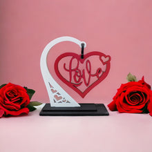 Load image into Gallery viewer, Hanging Heart with Stand, Valentines Gift, Love
