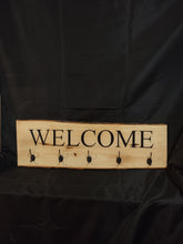 Load image into Gallery viewer, 36&quot; Live Edge Welcome Coat rack
